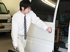 余裕のある作業流れ