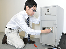 金庫鍵の開錠事例